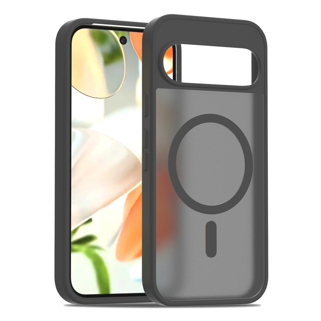 Sleek MagSafe-Compatible Shockproof Case - Silky Smooth Touch with Wireless Charging