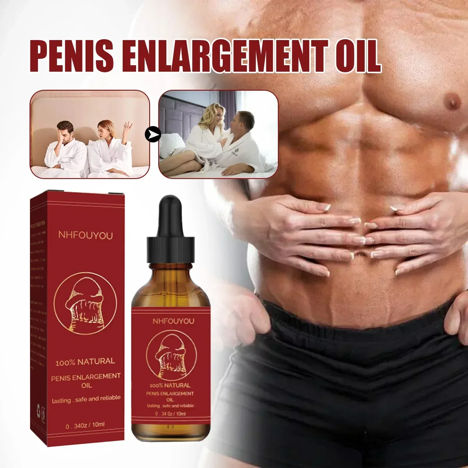Penies Enlargment Growth Thickening Oil Enlarge For Men Enhance Dick Erection Big Cock Increase Massage Essential Oils