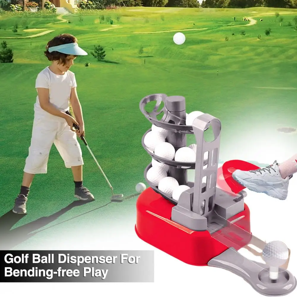 

Golf Ball Dispenser Safe Fun Golf Toy Set for Kids Parents Easy Release No Bending No Hand Injuries Outdoor Sports Equipment