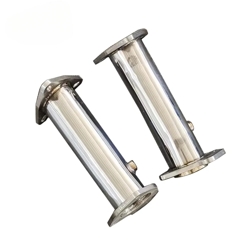 High quality hot sellin Stainless Steel Polished Catless Exhaust Downpipe For Chevrolet Corvette C8 Automobile Accessories