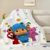 Cartoon P-PocoyoS Printed Comfortable And Soft Sofa Living Room Bedroom Plush Blanket Suitable For Home Travel And Gifts 3