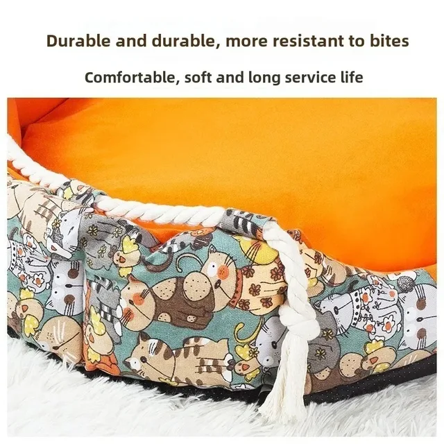 Dog Beds Bed for Dogs Accessories Large Supplies So Pets Mattress Pet House Convertible Sofa Bed mats Bedd Cushions Queen Dog's 2