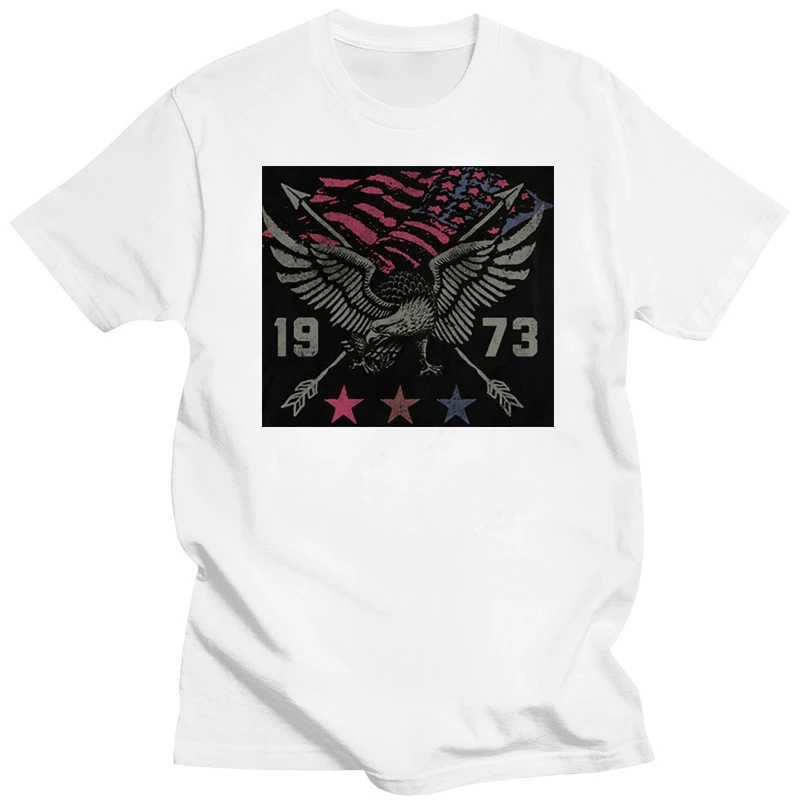 Lost Gods 1973 Eagle American Flag Maglietta Grafica Da Uomo Maglietta Vintage