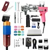 Electric Carpet Weaving Flocking Machine, Tufting Gun Set, Loop Pile with Ball of Yarn Pistol, 2 in 1 1