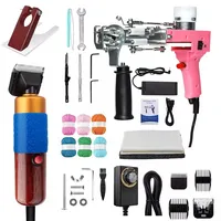 Electric Carpet Weaving Flocking Machine, Tufting Gun Set, Loop Pile with Ball of Yarn Pistol, 2 in 1 1
