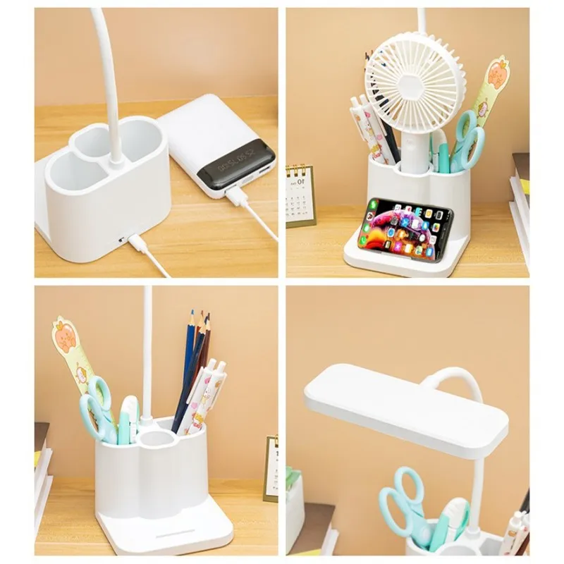 USB Learning Dormitory Bedroom Bedside Reading Night Light LED Desk Lamp Eye Protection Desk College Student Nightlights 5