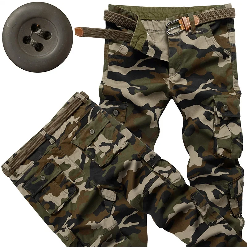 8-pocket green camouflage