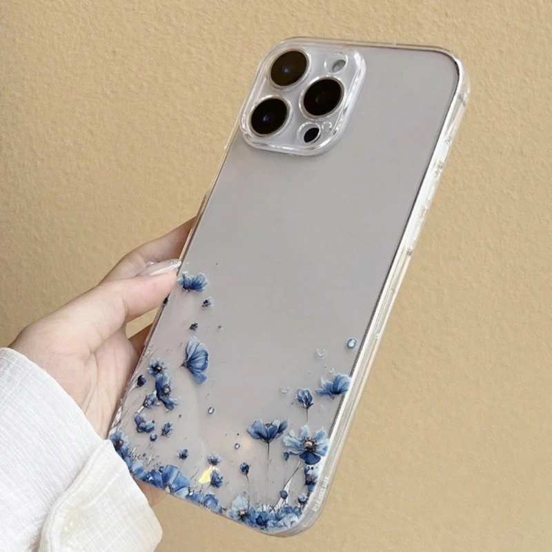 الصيف زهرة مطبوعة شفافة جراب هاتف ل الشرف X9C 5G X...