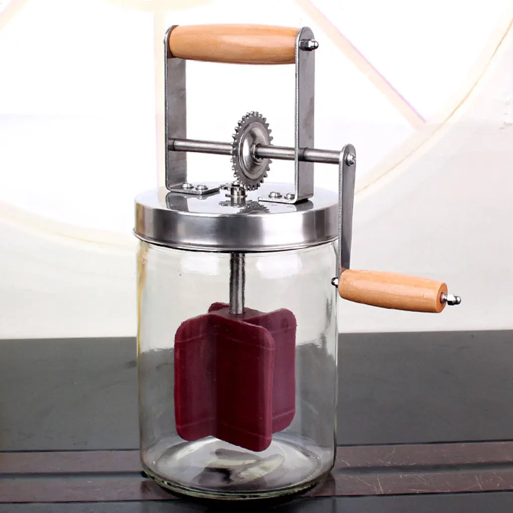 15LButterChurnHandCrankButterChurnerManualButterMaker