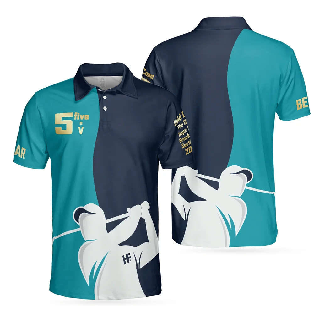 Men's Golf Shirt Fashion Polo Shirts Lapel High-end Short Sleeve Sports Casual T-Shirts Summer Quick Dry Breathable Clothes mens golf shirt