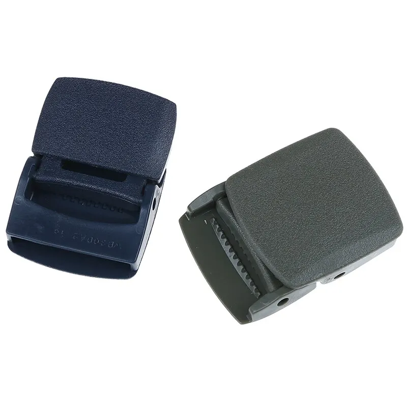 Description Picture 5 of item1Pc 32mm Plastic Belt Buckle For Men's Belt Canvas Belt Cosplay Military Adjustable Tied Nylon Webbing DIY Accessories