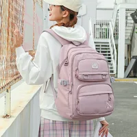Junior High School Students Backpacks for Girls Shoulder Bags Women Kawaii Bags Casual Large Capacity Travel Backpack 2
