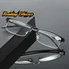 Luxury Design Titanium Alloy Reading Glasses Business Far Sight Eyeglasses for Men Non Spherical 12 Layer Coated Plus Lenses 1
