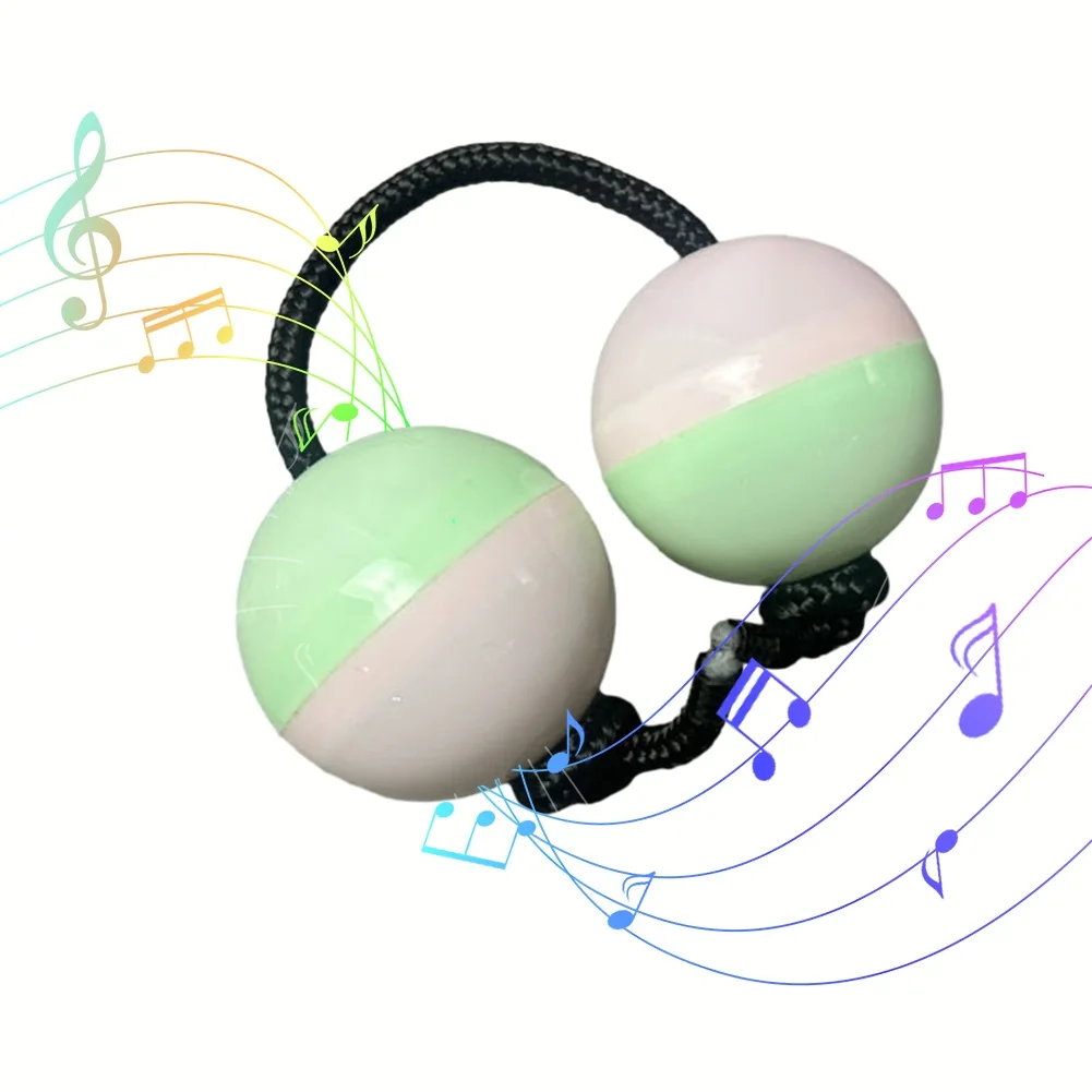 1Pc Rhythm Sand Ball Set Sand Eggs Asalato African Shakers Rhythm Fingertip Ball Strumento A Percussione Diametro 5Cm Rosa Verde