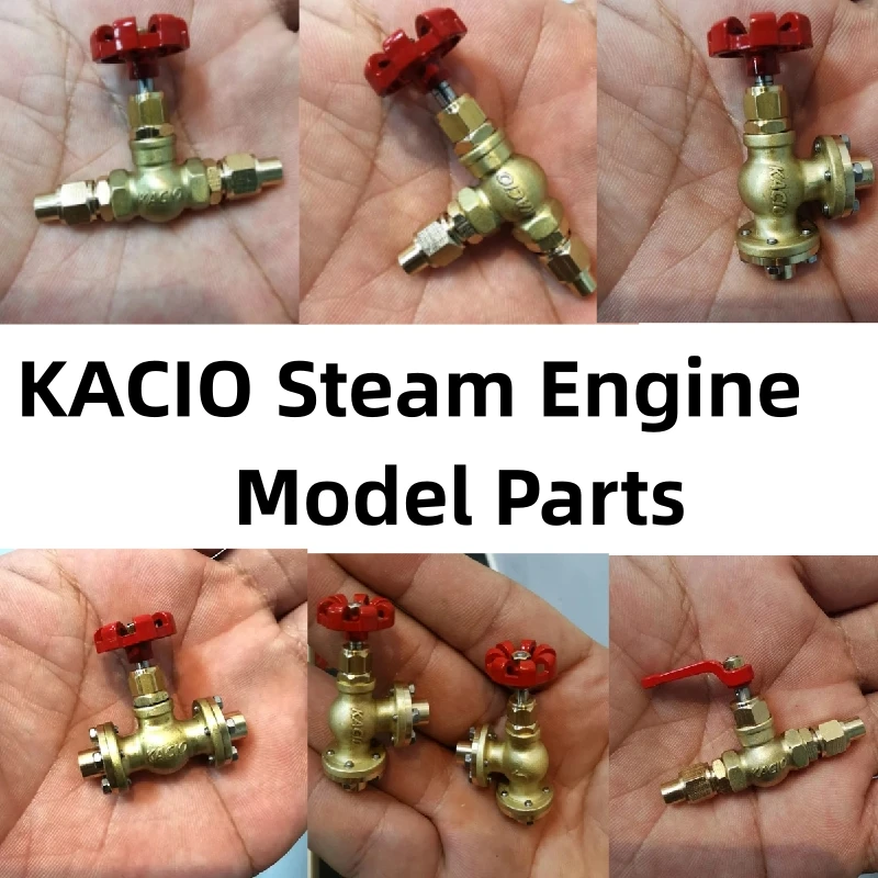 KACIO Model MINI Control Valves, Micro Straight-Through Valves, Angle Valves, Model Boilers, MINI Valves for Boiler Steam Engine