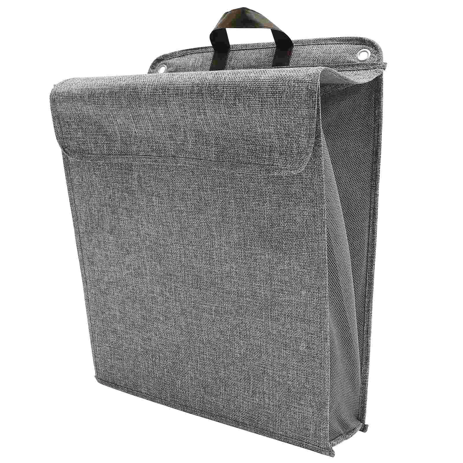 

Clothes Storage Basket Wall Mount Laundry Folding Hamper Medium Cotton Linen Collapsible Bathroom Baskets