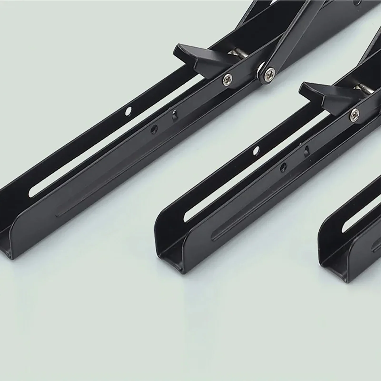Folding Shelf Brackets Heavy Duty Stainless Steel Wall Mounted Collapsible Furniture Space Saving for Garage Workstation 2pc folding shelf bracket shelf bracket