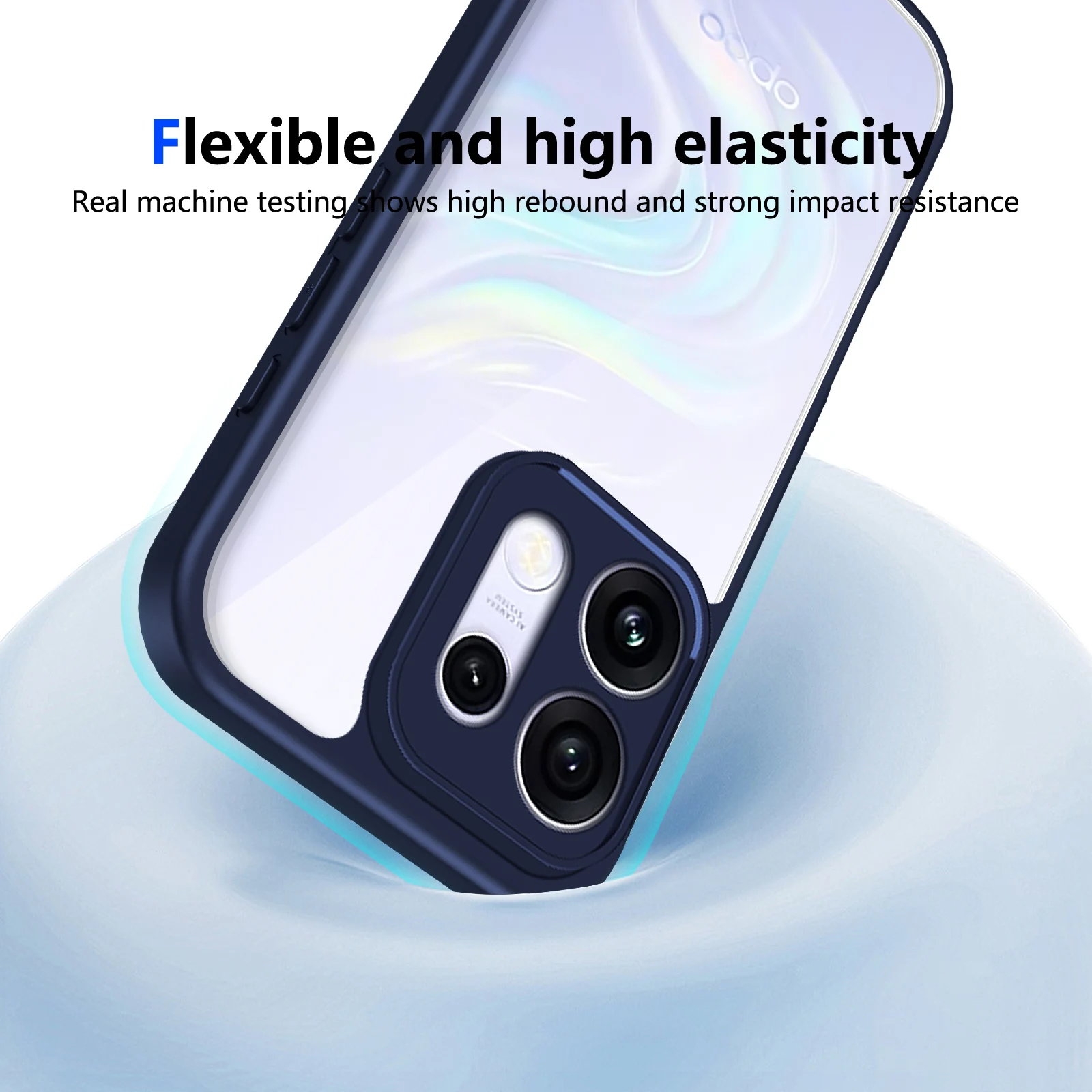 Luxury Transparent Shockproof Bumper Case Cover