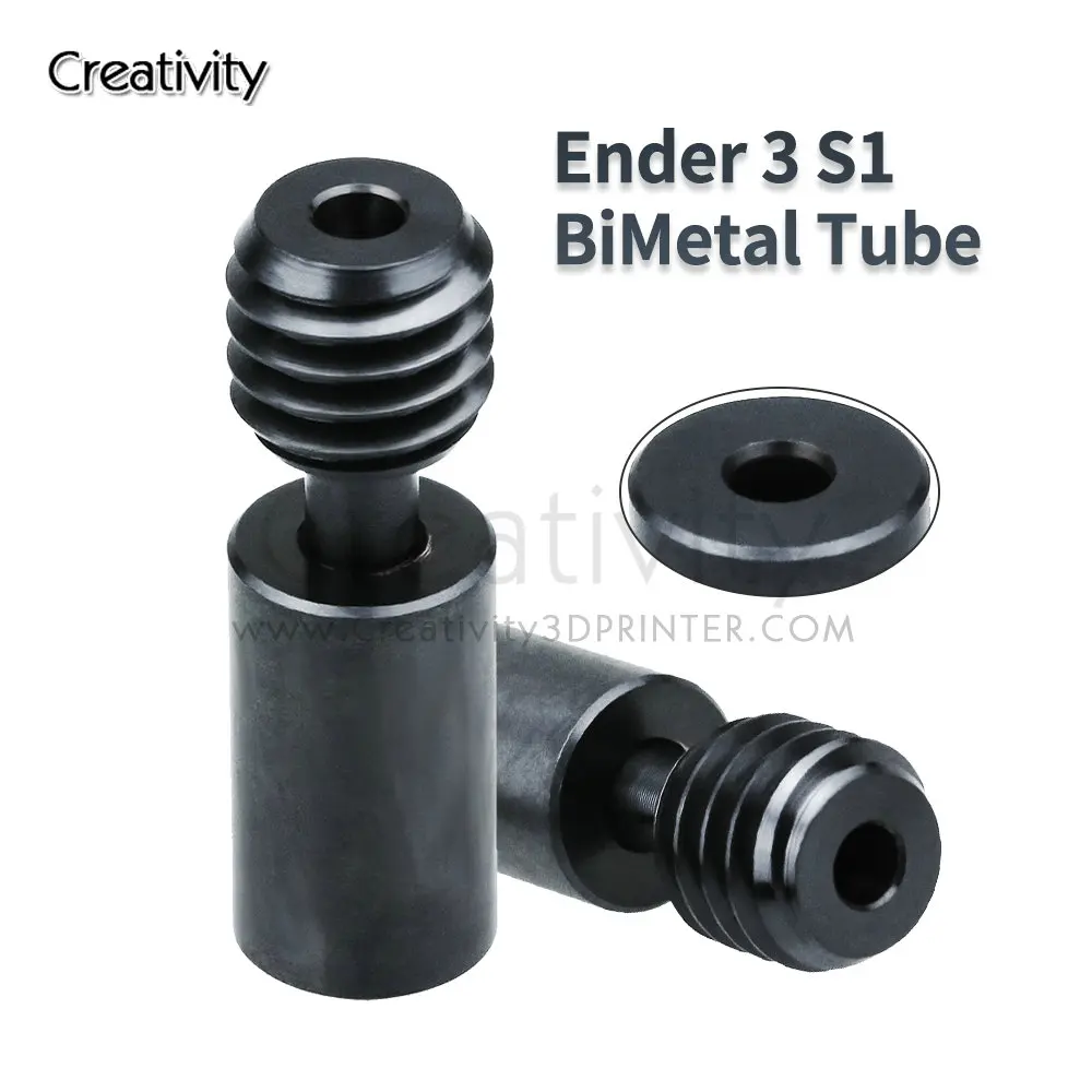 Ender 3 S1 Nano Coated Metal Bimetal Throat Alloy Heat Break For Sprite Extruder Ender 3 S1 Pro, Plus  CR10 Smart Pro Hotend Kit upgrade hotend kit for ender 3 s1 pro cr 10 smart bimetal heat break throat 24v 40w 50w extruder kit j head 1 75mm 3d parts