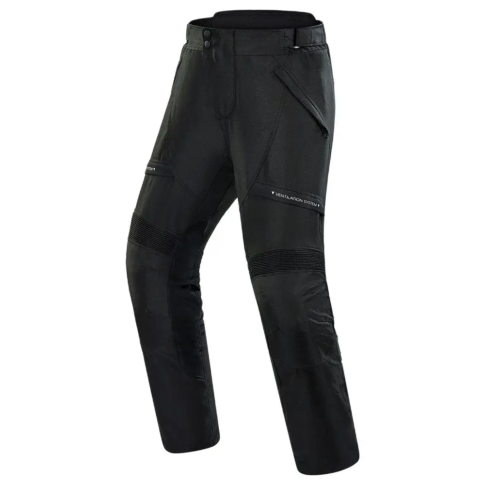 Black Wearresistant Waterproof Oxford Cloth Motorcycle Riding Pants