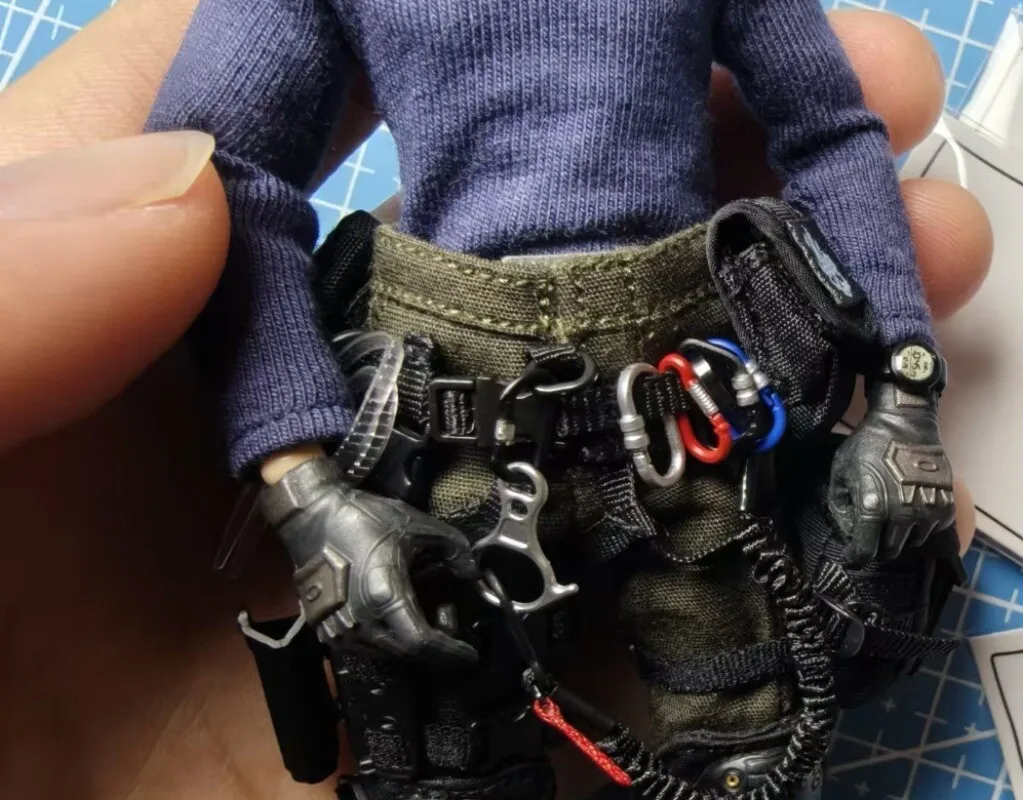 6'' 피규어용 1/12 스케일 등산 고정 링 모델