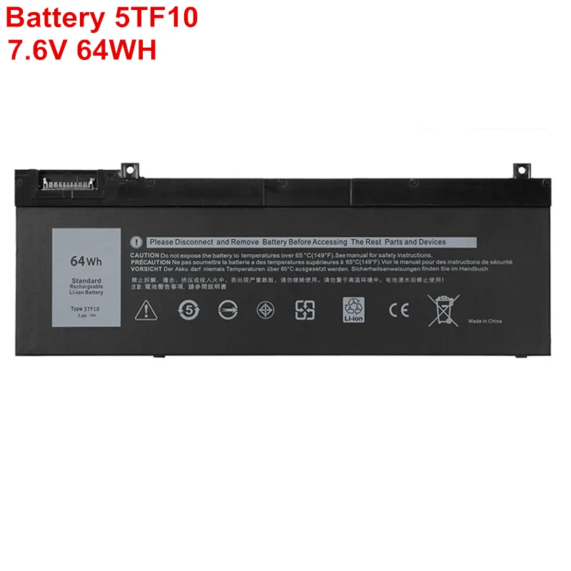 

New 7.6V 64Wh 5TF10 Notebook Laptop Battery Original For Dell Precision 7730 7730 7740 7530 7540 GHXKY 7M0T6 NYFJH Lithium-ion