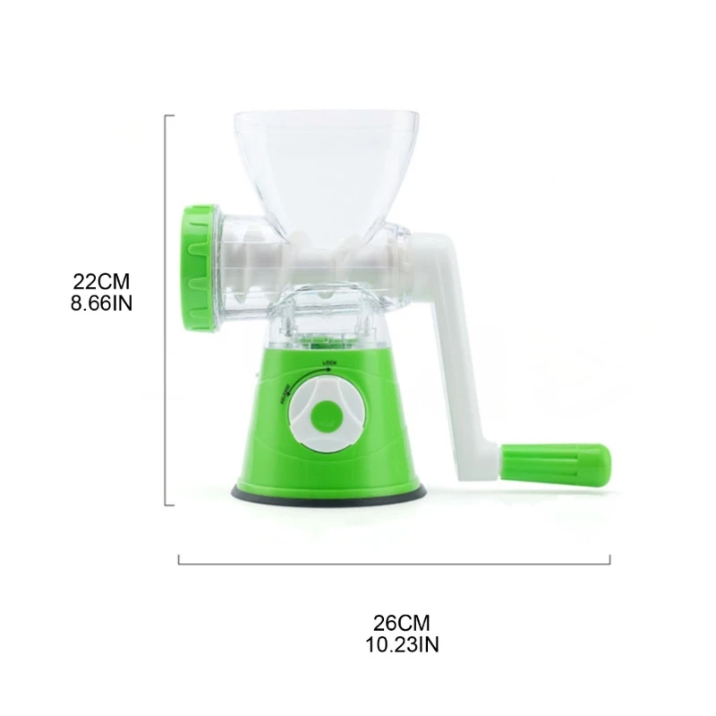 Manual Meat Mincer Food Processor Grinder Portable Blender Sausage Maker Stuffer for Beef Fish Pork Stainless Steel Meat Grinder