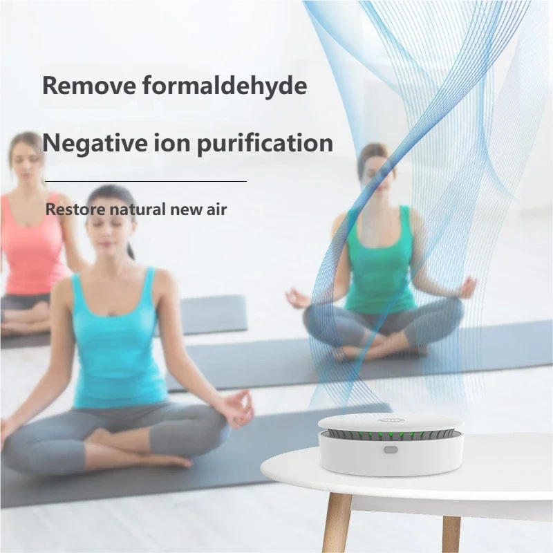 HOMEFISH Portable 2-in-1 Ozone Ionic Air Purifier for Home Car