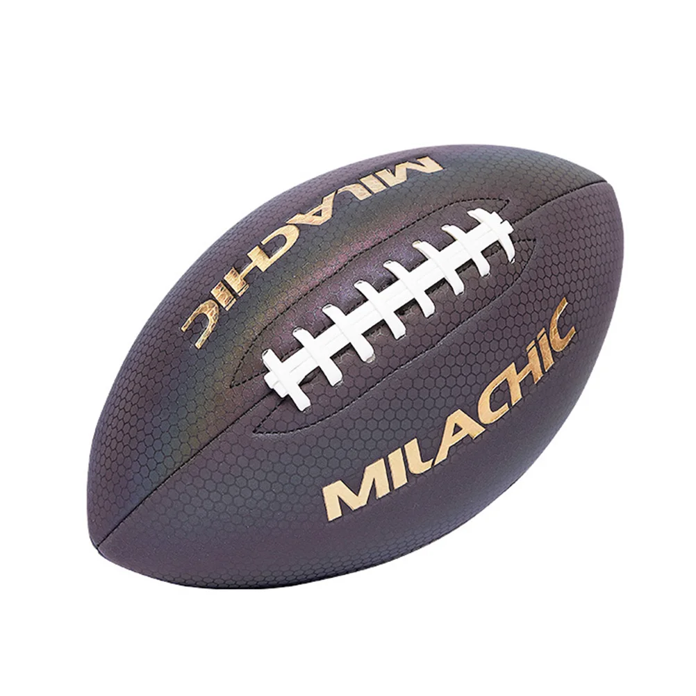 

Size 6 American Football Glowing Football Footbll Competition Training Footballs For Kids Ball Team Sports Reflective Rugby