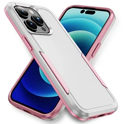 Custodia per telefono cellulare di lusso shockproof a doppia protezione