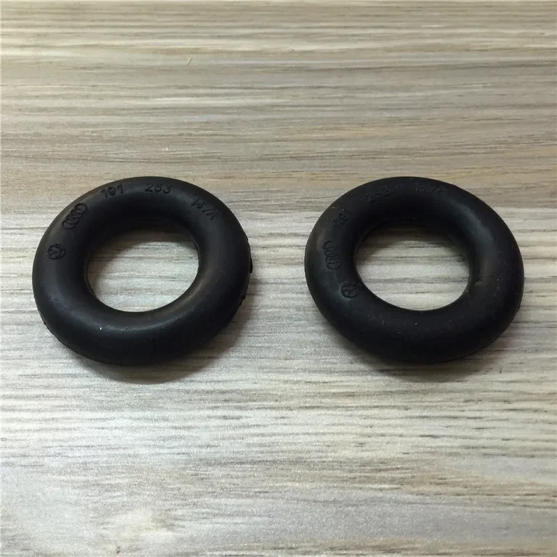 2pcs for Santana Pu Sang 99 Rookie 2000 Muffler Exhaust Pipe O Hanging Ear Plum Rings Ring Rubber Ring Auto Parts