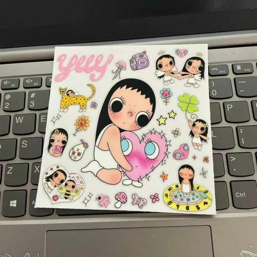 Adesivi Creativi Yuy per Cover di Cellulari, Decorazioni Impermeabili per Frigoriferi e Tazze, Regalo Kawaii per Ragazze - immagine 5
