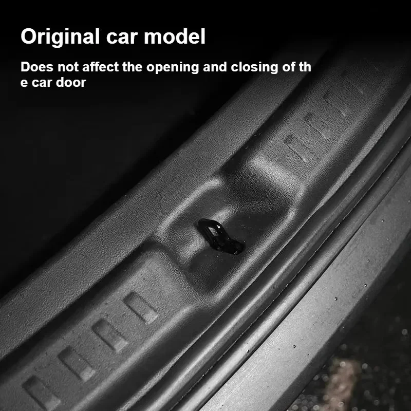 For Tesla Model Y Juniper 2025 Trunk Guards TPE Rear Trunk Door Sill Protector C