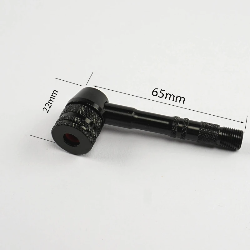 Bicycle Presta Pump Valve Rim Adapter Convert Connector Fixie MTB Road Bike Alloy Black Disc Wheel 90 Degree Adapter