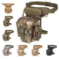 Tactical Drop Leg Bag Tool Fanny Thigh Pack Hunting Bag Waist Pack Motorcycle Riding Men  Molle Waist Packs 1