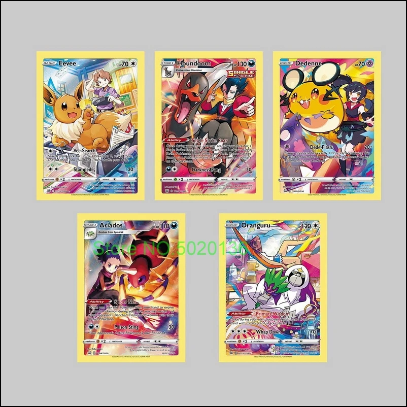 54 Pcs English V Pokemon Cards Brilliant Stars Booster Box V Max