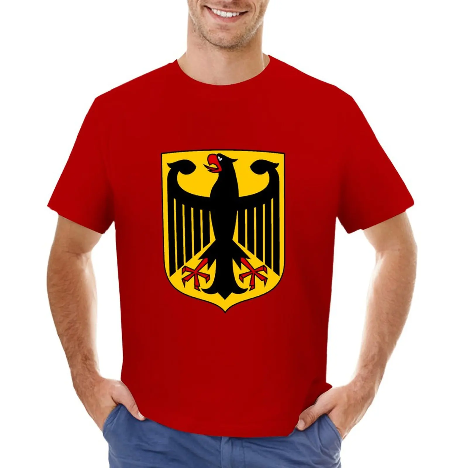 

GERMANY COAT OF ARMS T-shirt hippie clothes anime customs design your own customizeds men t shirt