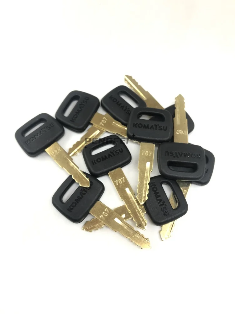 787 Key 50PCS For Komatsu For PC60/120/130/200/210/220/300/360-6-7-8 Excavator Accessories