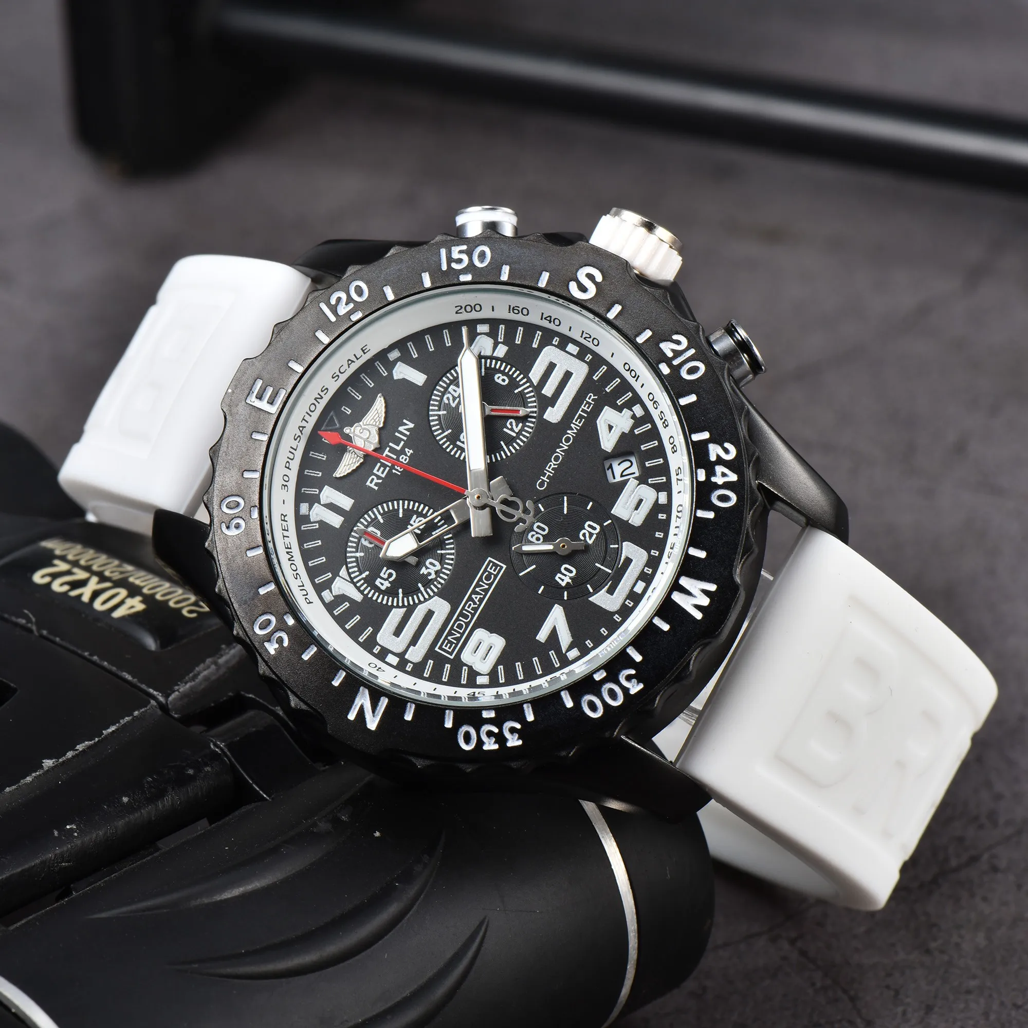 WENGER Attitude Orologio Da Uomo 42mm Swiss Made, Pelle Marrone, Impermeabile 100m