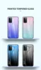 One Plus Oneplus 8T Plus KB2007 Case Gradient Grain Tempered Glass Hard Back Cover for OnePlus 8T KB2001 KB2000 Silicone Bumper 6