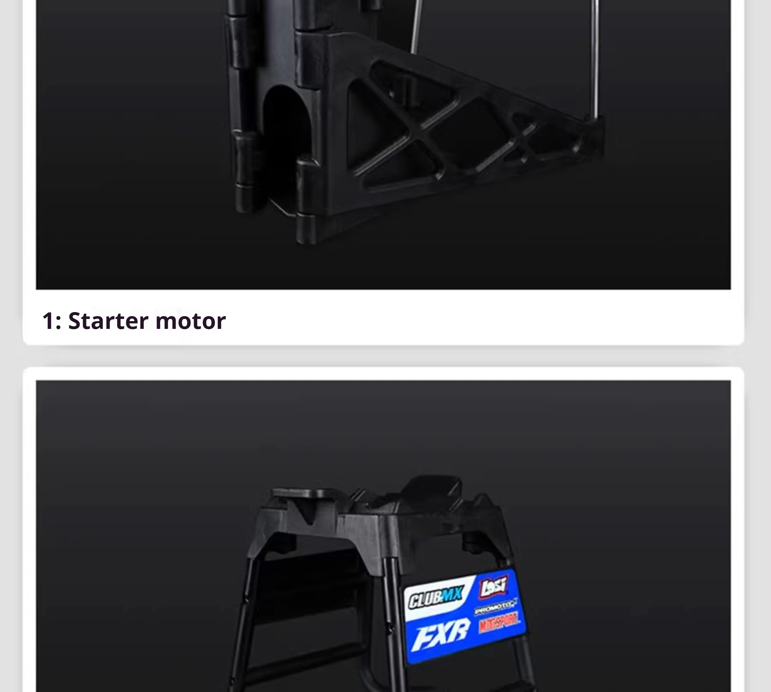 Coche modelo RC Losi 1/4 Promoto MX motocicleta de control remoto carreras todoterreno sin escobillas RTR