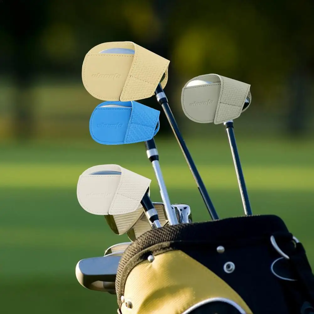 Description Picture 6 of item10pcs Golf Iron Head Covers Set Practical PU Leather Durable Headcovers Golf Accessories Putter Cover Golf Club Head Protector