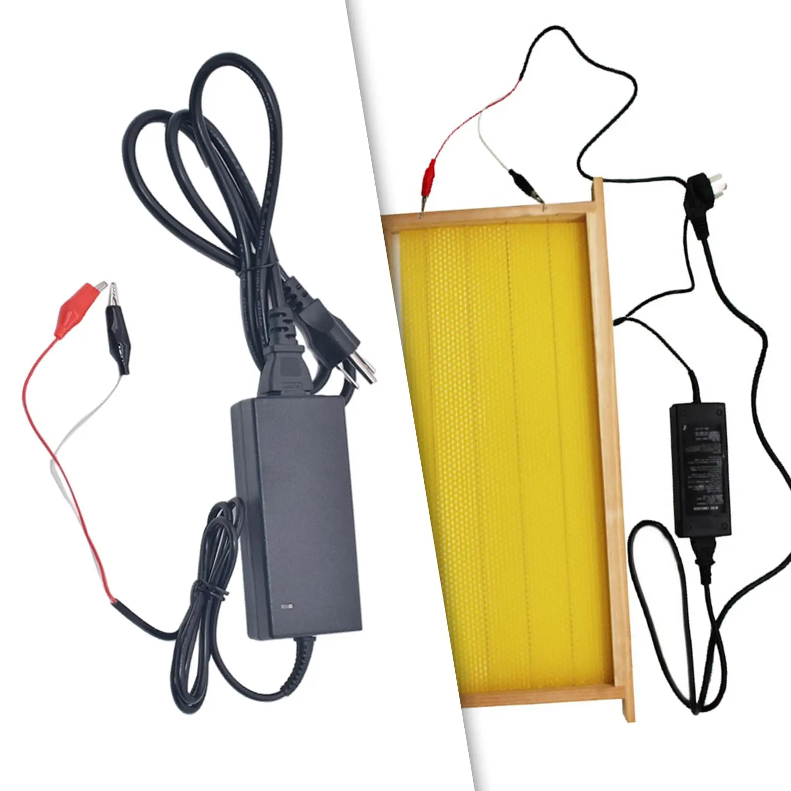 Electric Embedder Heating Device 12V 4A 220V Wax Foundation Embedder for Beekeeper Apiculture Beekeeping Tool Bee US Adapter