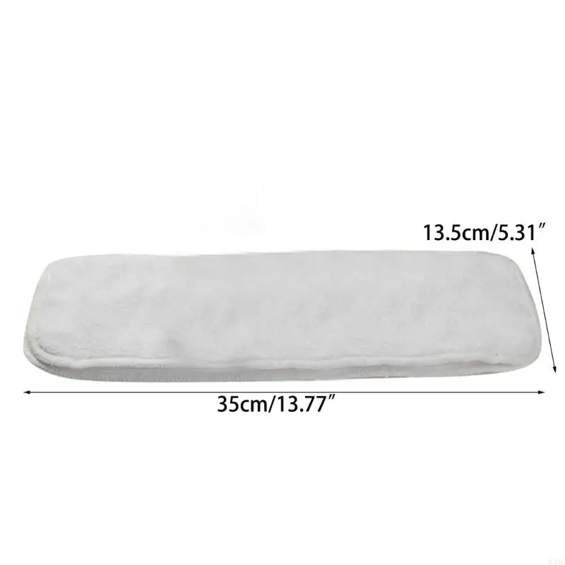 Reusable Cloth Diaper Inserts Washable 3 Layered Microfiber Inserts Durable