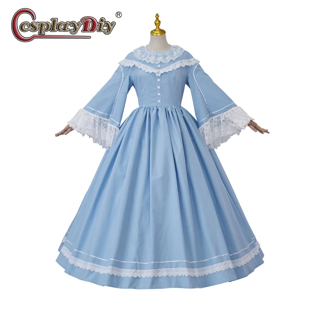 

Cosplaydiy 1860s Victorian Civil War Costume Women Theater Reenactment Dress Ball Gown Princess Medieval Baroque Evening Dress