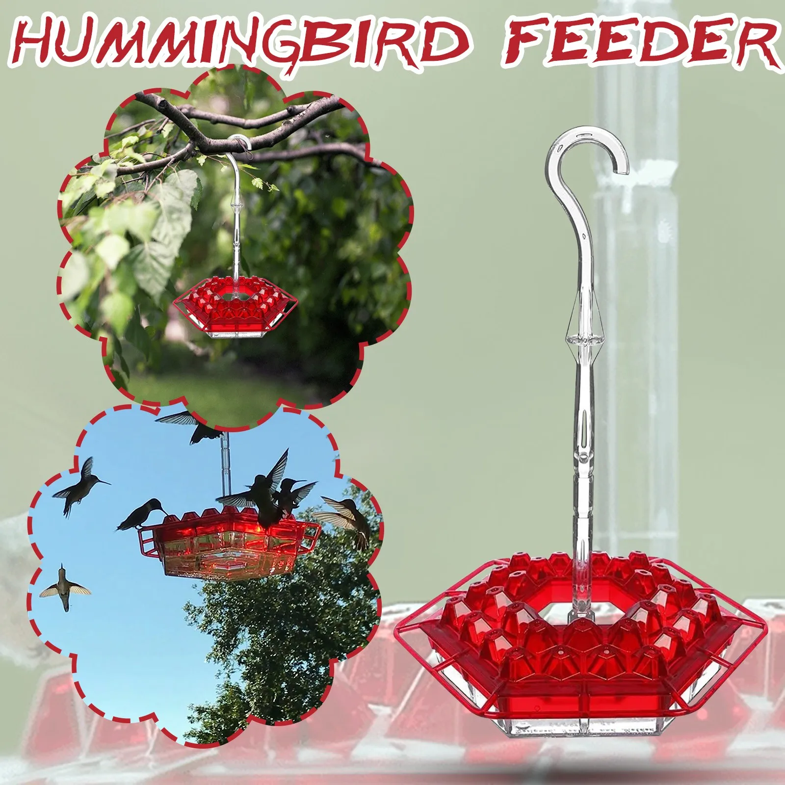 Summer Promotion 45% Off-hummingbird Feeders For Outdoors Hanging