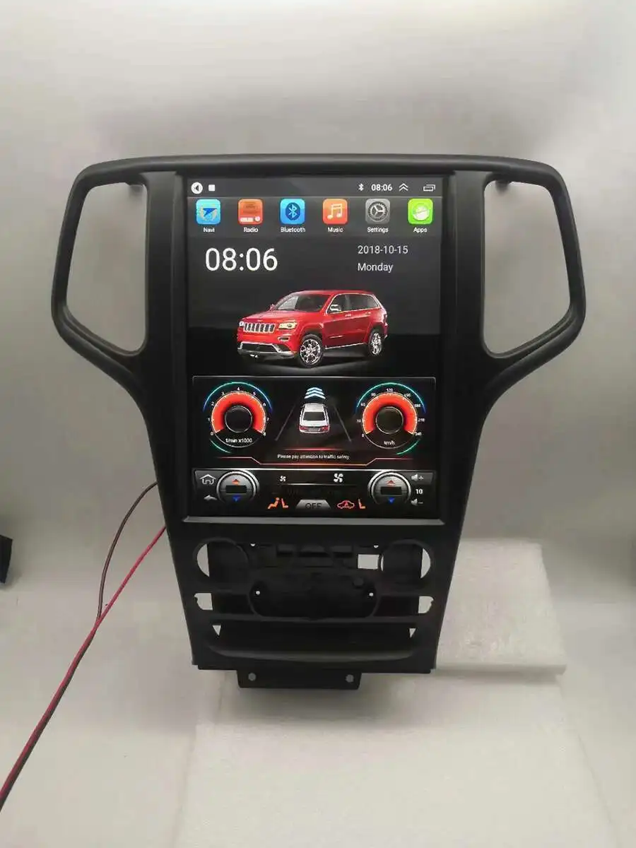 For Jeep Grand Cherokee 2017 2 Din Car Multimedia Stereo Radio Android 14 Screen