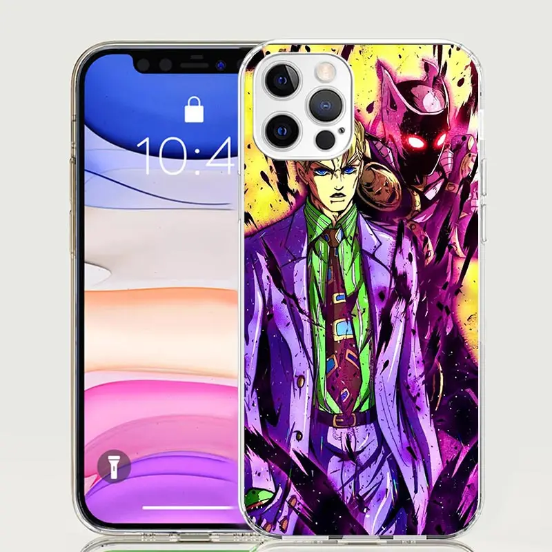 JoJo Kira Yoshikage Killer Queen Customized Phone Case with Pattern Art