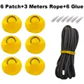 6 Yellow 6 glue Rope
