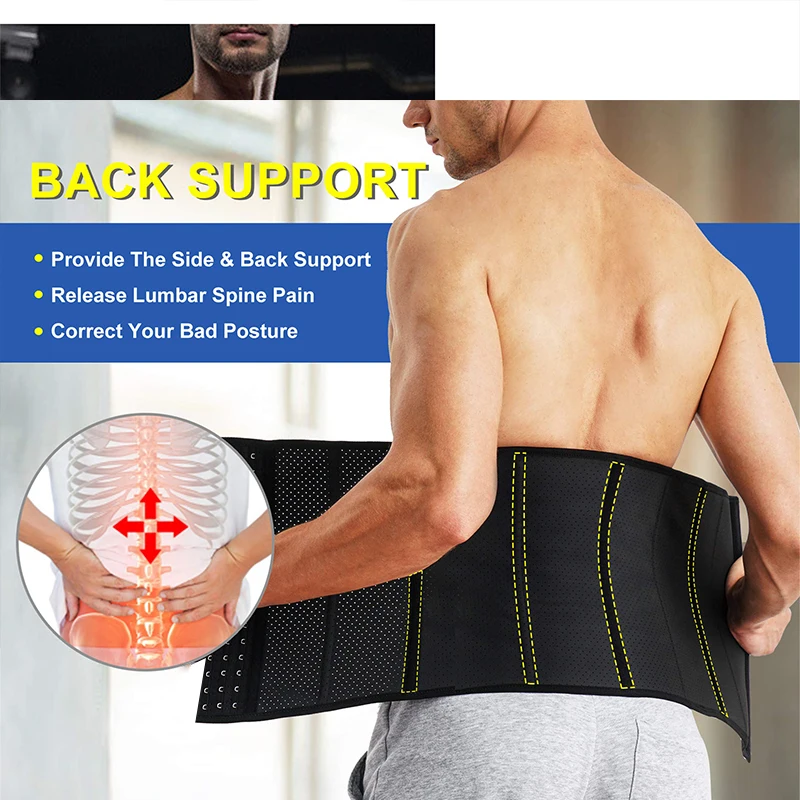 Men shapewearWaist Trainer Slimming Body Shaper Belt Support Underwear Sweat Corset Loss Lose Weight Waist Trimmer Belt Workout 5 Men shapewearWaist Trainer Slimming Body Shaper Belt Support Underwear Sweat Corset Loss Lose Weight Waist Trimmer Belt Workout 5